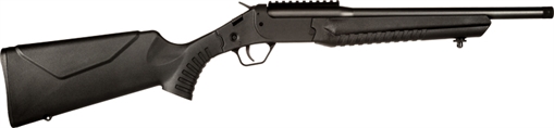 Picture of Rossi LWC0350BK LWC 350 Legend 1rd 16.50" Black Oxide Threaded Barrel, Black Picatinny Rail Steel Receiver, Black Fixed Synthetic Stock LWC0350-BK