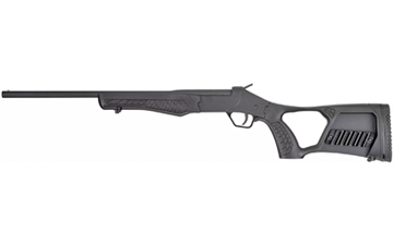 Picture of Rossi SSP1BK Tuffy Single Shot Youth 410 Gauge Break Open 3" 1rd 18.50" Matte Black Barrel, Matte Black Steel Receiver, Black Synthetic Thumbhole Stock w/Shell Holder, Right Hand SSP1-BK