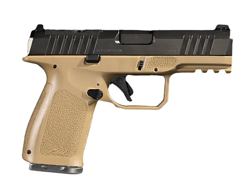 Picture of Rost Martin RM1C *CA Compliant 9mm Luger 10+1 4" Black Steel Barrel, Black Tenifer Optic Ready/Serrated Steel Slide, Flat Dark Earth Polymer Frame w/Picatinny Rail, Textured Grip RM1CFDEOSP10CA