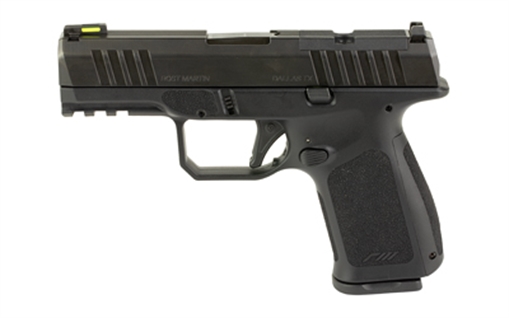 Picture of Rost Martin RM1C, Striker Fired, Semi-automatic, Polymer Frame Pistol, Compact, 9MM, 4" Barrel, Nitrocarburized Finish, Black, HIVIZ LiteWave H3 Tritium Night Sight, Optics Ready, Ambidextrous, 2 Magazines, (1)-17 Round and (1)-15 Round, Includes RMR Mounting Plate RM1CBLKOSPTI