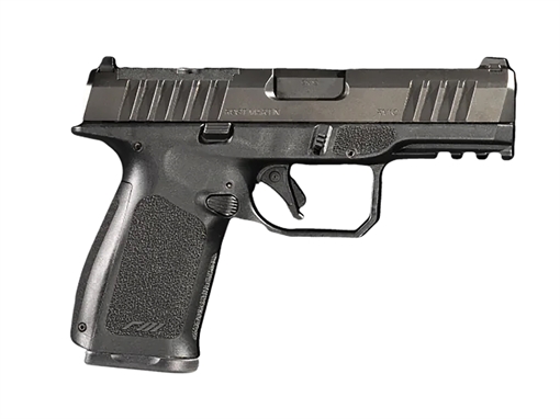 Picture of Rost Martin RM1C, Striker Fired, Semi-automatic, Polymer Frame Pistol, Compact, 9MM, 4" Barrel, Nitrocarburized Finish, Black, Front White Dot Sight, Black Serrated Rear Sight, Optics Ready, Ambidextrous, 10 Rounds, 2 Magazines, Includes RMR Mounting Plate, California Compliant RM1CBLKOSP10CA