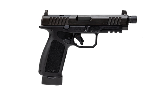Picture of Rost Martin RM1F Tactical OR Handgun 9mm Luger 15rd Magazine 4.5" 1/2x28 Threaded Barrel Black RM1FBLKOSP15T