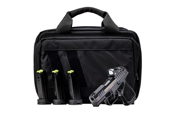 Picture of Rost Martin RM1S Comp Handgun Bundle 9mm Luger 15(4)rd Magazines 3.6" Barrel Black Viridian Red Dot Pistol RM1CBLKOSP15(COMP)SPL