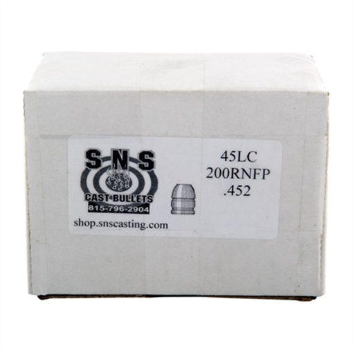 Picture of ROUND NOSE FLAT POINT .45 CALIBER CAST LEAD RNFP PISTOL 500ct SS45LC200RNFP