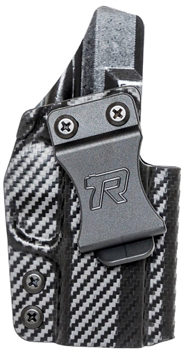 Picture of Rounded Gear Kydex IWB Black Kydex Fits Glock 43 Belt Clip Right Hand GLKG43CFRHVAR
