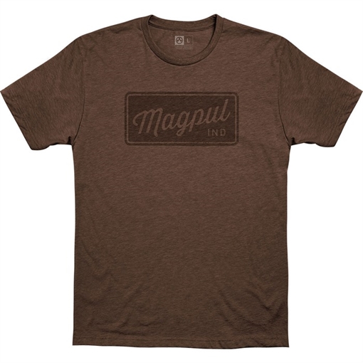 Picture of Magpul ROVER BLOCK CVC T-SHIRT 3X-LARGE BROWN HEATHER MAG1116-203-3XL