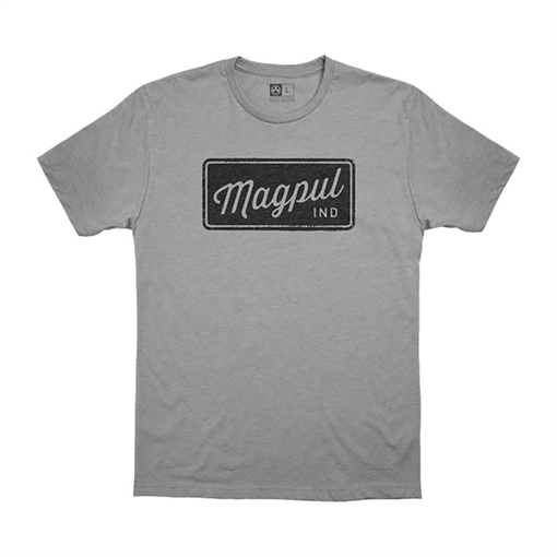 Picture of Magpul ROVER BLOCK CVC T-SHIRT ATHLETIC HEATHER SMALL MAG1116-030-S