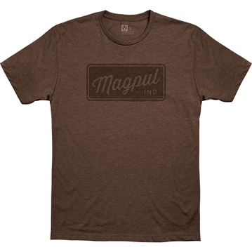 Picture of Magpul ROVER BLOCK CVC T-SHIRT SMALL BROWN HEATHER MAG1116-203-S