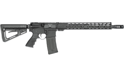 Picture of Rock River Arms LAR-15M Tactical Carbine, Semi-automatic, AR, 458 Socom, 16" Barrel, RRA Operator Brake, Anodized Finish, Black, Hogue Rubber Grip, RRA 2-Stage Trigger, RRA NSP2 6 Position Collapsible Stock, RRA 15" Free Float M-LOK Handguard, 30 Rounds, 1 Magazine SOC1264