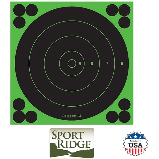 Picture of TACSHIELD RT Bullseye 8in 6PCK BK 03760 843119033664