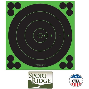Picture of TACSHIELD RT Bullseye 8in 6PCK BK 03760 843119033664