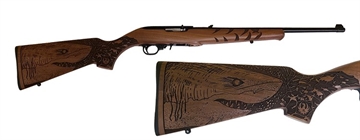 Picture of RUGER 10/22 GREAT WHITE SHARK FRENCH WALNUT BLUE (TALO) 31148