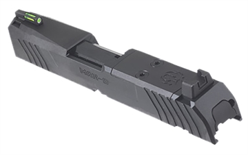 Picture of Ruger MAX-9 Long Slide Assembly, Complete Slide, Includes Sights, 4" Barrel, Extractor, and Other Slide Components, Compatible with Ruger MAX-9, Optic Ready, Oxide Finish, Black 90750