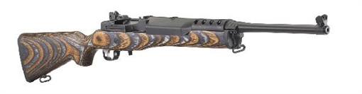 Picture of Ruger Mini-14, TALO, Semi-automatic, 223 Remington, 556NATO, 18.5", Blued, Laminate, 5Rd, ARS & Blade Front 05886