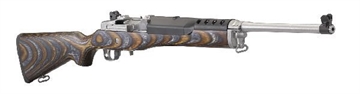 Picture of Ruger Mini-14, TALO, Semi-automatic, 223 Remington, 556NATO, 18.5", Stainless, Laminate, 5Rd, ARS & Blade Front 05887