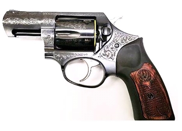 Picture of Ruger SP101, TALO Edition, Double Action/Single Action, Revolver, Small Frame, 357 Magnum, 2.25" Barrel, Cold Hammer Forged Barrel, Steel, Blued Finish, Rubber Grips with Wood Inlay, Internal Notch Rear Blade Front, 5 Rounds 15704
