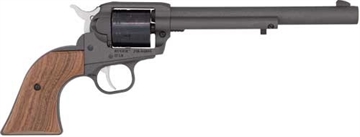 Picture of Ruger Wrangler, TALO Edition, Single Action Only, Revolver, 22LR, 7.5" Barrel, Alloy, Cerakote Finish, Cobalt, Walnut Grips, Blade Front and Integral Rear Sights, 6 Rounds, DeSantis Wild Hog Holster Included 02058