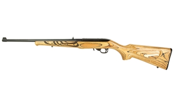Picture of Ruger 10/22, TALO, Semi-automatic Rifle, 22 LR, 18.5" Barrel, Satin Finish, Black, Altamont Natural Laminate Stock with Eagle Engraving, 10 Rounds 31226