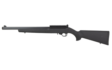 Picture of Ruger 10/22 Rifle .22LR 10rd Magazine 16.12" Threaded Satin Black Barrel Ghost Ring Sight Black Hogue Stock 32024 32024-RUG