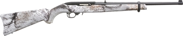 Picture of Ruger 10/22 Carbine, TALO Edition, Semi-automatic, 22 LR, 16.12" Barrel, Blued Finish, Black, Synthetic YOTE Camouflage Stock, Adjustable Rear Sight, 10 Rounds, 1 Magazine 31169