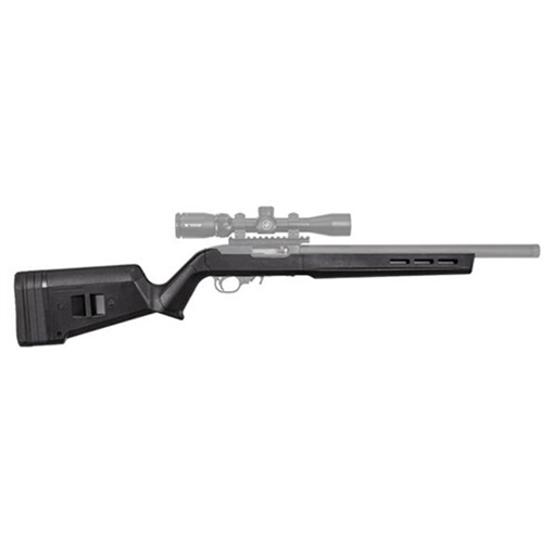 Picture of Magpul MAG548-BLK Hunter X-22 Stock Fixed Adjustable Comb Black Synthetic for Ruger 10/22 MAG548BLK
