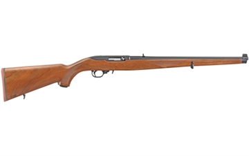 Picture of Ruger TALO 10/22 Carbine, Semi-automatic, Rifle, 22LR, 18.5" Barrel, Blued Finish, Mannlicher Walnut Stock, Adjustable Sights, 10Rd 01265
