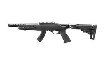 Picture of Ruger 10/22 Short Barrel Rifle .22 LR 15rd Magazine 10" Threaded Barrel Matte Black Finish NFA item 33001