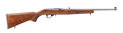 Picture of Ruger 10/22 Sporter, Semi-Automatic Rifle, 22 LR, 18.5" Barrel, Clear Satin Finish, Alloy Steel, Walnut Stained Hardwood Stock, Adjustable Rear & Gold Bead Front Sight, 10 Rounds, 1 Magazine 31228