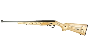 Picture of Ruger 10/22, TALO, Semi-automatic Rifle, 22 LR, 18.5" Barrel, Satin Finish, Black, Altamont Natural Laminate Stock with Grizzly Engraving, 10 Rounds 31219