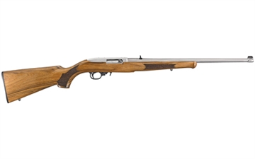 Picture of Ruger 10/22, TALO, Semi-automatic, Rifle, 22 LR, 20" Barrel, Silver, Wood Stock, Right Hand, 1:16, 10Rd 21196