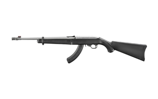 Picture of Ruger 10/22 Takedown Rifle .22 LR 25rd Magazines(1) 18.5" Threaded Stainless Barrel Black Synthetic Stock 32028