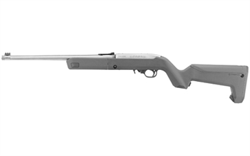 Picture of Ruger 10/22 Takedown 22 LR 10+1 16.40" Barrel, Satin Stainless Steel, Magpul X-22 Backpacker Stealth Gray Stock, Cross-Bolt Manual Safety, Includes 4 BX-1 Magazines 31152
