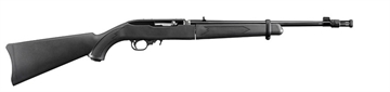 Picture of Ruger 10/22 Takedown, Semi-Automatic Rifle, 22 LR, 16.4" Barrel, Satin Black Finish, Alloy Steel, Black Synthetic Stock, Adjustable Rear & Bead Front Sight, 10Rd, Ballistic Nylon Case 11112