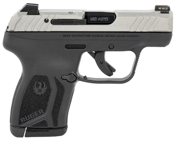 Picture of Ruger LCP Max Exclusive Configuration Compact Frame 380 ACP 10+1 2.80" Black Oxide Barrel, Savage Cerakote Serrated Steel Slide, Black Polymer Frame, Black Nylon Grip 13720