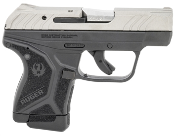 Picture of Ruger LCP II Sports South Exclusive 22 LR 10+1 2.75" Satin Stainless Steel Barrel, Silver Cerakote Serrated Slide, Black Textured Polymer Frame, Features Lite Rack System, Manual Safety 13724