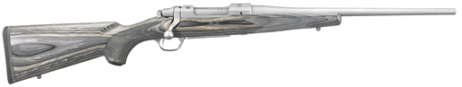 Picture of Ruger Hawkeye Sports South Exclusive Compact 223 Rem 4+1 16.50" Matte Stainless Steel Barrel & Receiver, Fixed Black Laminate Stock 17107