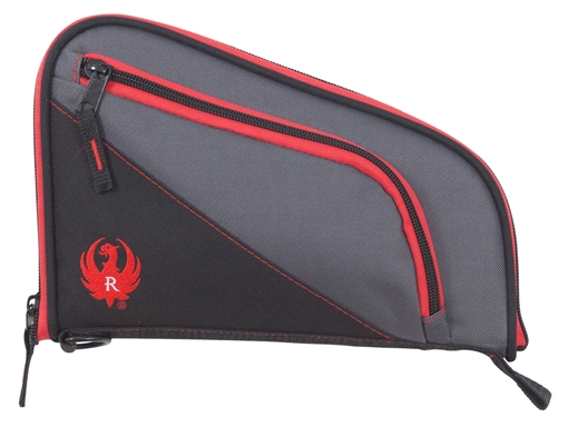 Picture of Ruger Tucson Handgun Case Black/Red/Gray Lockable Zippers 27401