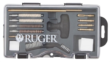 Picture of Ruger Rimfire Cleaning Kit .22 Cal Bronze Bristles 12 Black Plastic Case 27822