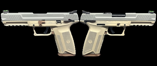 Picture of RUGER 5.7 BADGER 5.7X28 4.9" PISTOL TAN,GRY,BRN 20+1 MS 16401-HB