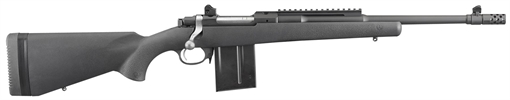 Picture of Ruger Scout Sports South Exclusive 308 Win 10+1 16.10" Matte Black Threaded Barrel, Matte Black Steel Receiver w/Picatinny Rail, Black Synthetic Fixed Stock, Right Hand 6830