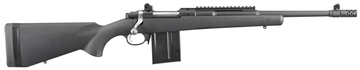 Picture of Ruger Scout Sports South Exclusive 308 Win 10+1 16.10" Matte Black Threaded Barrel, Matte Black Steel Receiver w/Picatinny Rail, Black Synthetic Fixed Stock, Right Hand 6830