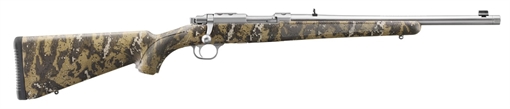 Picture of Ruger 77/44 Rifle .44 Rem 4rd Capacity 16.6" Threaded Barrel  Mag Alloy Blued Steel w/Desolve Bare Reduced  Camo Pattern Stock 7426 736676074266