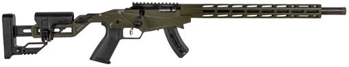 Picture of Ruger Precision Rimfire 22 LR 15+1 18" Threaded 1137 Alloy Steel Barrel, Exclusive OD Green Cerakote Finish, Adjustable Quick-Fit Precision Stock, 30 MOA Picatinny Rail, Optics Ready 8409