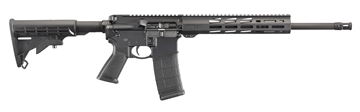 Picture of Ruger AR-556 5.56x45mm 30+1 16.10" Threaded Heavy Barrel, Hard Coat Anodized Finish, 11" Free-Float Handguard, Black Synthetic 6 Position Stock, Polymer Grip, Magpul PMAG 8529