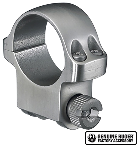 Picture of Ruger Steel Scope Ring - Single (4K) 1" Medium .937" Height - Stainless Finish 7366768 90282