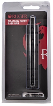 Picture of Ruger Scope Base Adapter Black Aluminum Fits Ruger 10/22 & 22 Charger Pistol Tip-Off/Weaver Mount 90329