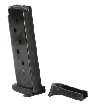 Picture of Ruger Magazine, 380ACP, 6 Rounds, Fits Ruger LCP, with Finger Rest, Steel, Blued Finish 90333