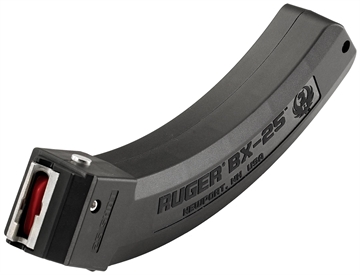 Picture of Ruger BX-25 25rd Magazine Fits Ruger 10/22/SR/77/Charger 22LR Black 90361
