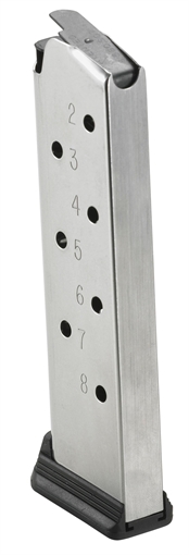 Picture of Ruger Magazine, 45 ACP, 8 Rounds, Fits Ruger SR1911, Stainless 90365