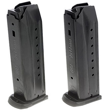Picture of Ruger SR9C Value Pack 17rd Magazine Fits Ruger SR/SRc/9E 9mm Luger Blued 2 Pack 90449